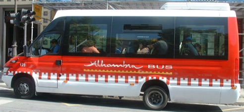 The Alhambra bus 1€